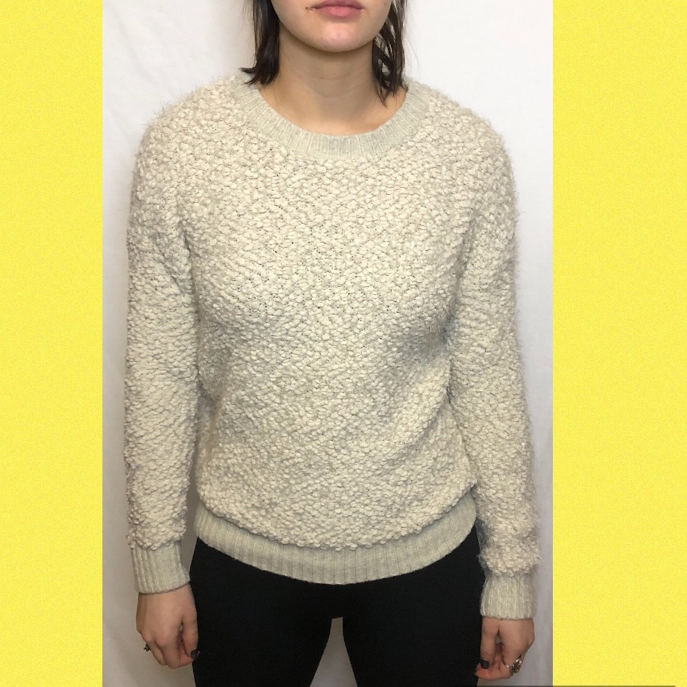 cream color sweater